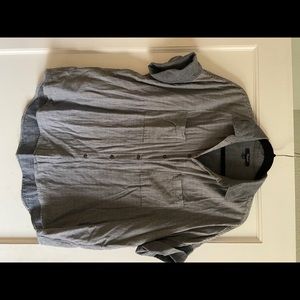 Madewell Gray Button Down Shirt